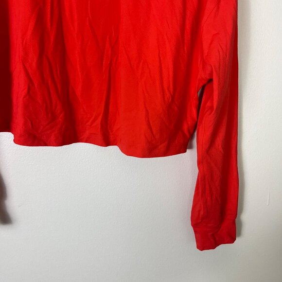 Lululemon Athletic Muscle Love Long Sleeve Shirt Autumn Red Women’s Size 4 - Picture 4 of 8